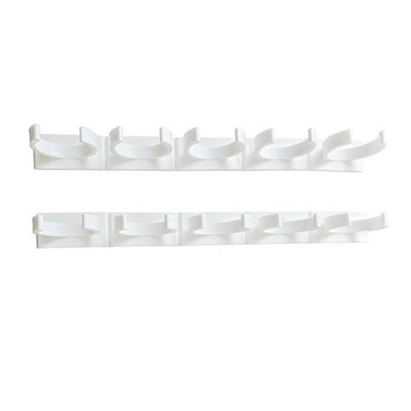 Clip N Store Adjustable Spice Rack Organizer – 4-Pack Wall-Mountable Space-Saving Shelves for Kitchen, Cabinet, or Refrigerator – Durable White Plastic Design