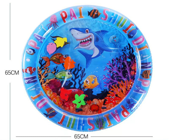 Premium Cooling Pet Water Bed Cushion & Ice Pad Mat for Dogs and Cats – Durable PVC, Shark/Seal Dolphin Designs, 65cm & 100cm Sizes