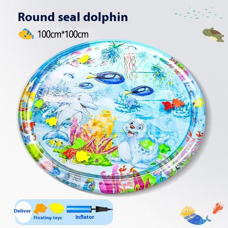 Premium Cooling Pet Water Bed Cushion & Ice Pad Mat for Dogs and Cats – Durable PVC, Shark/Seal Dolphin Designs, 65cm & 100cm Sizes